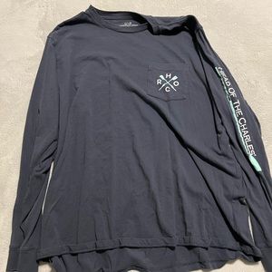 Navy Long Sleeve Vineyard Vines Shirt